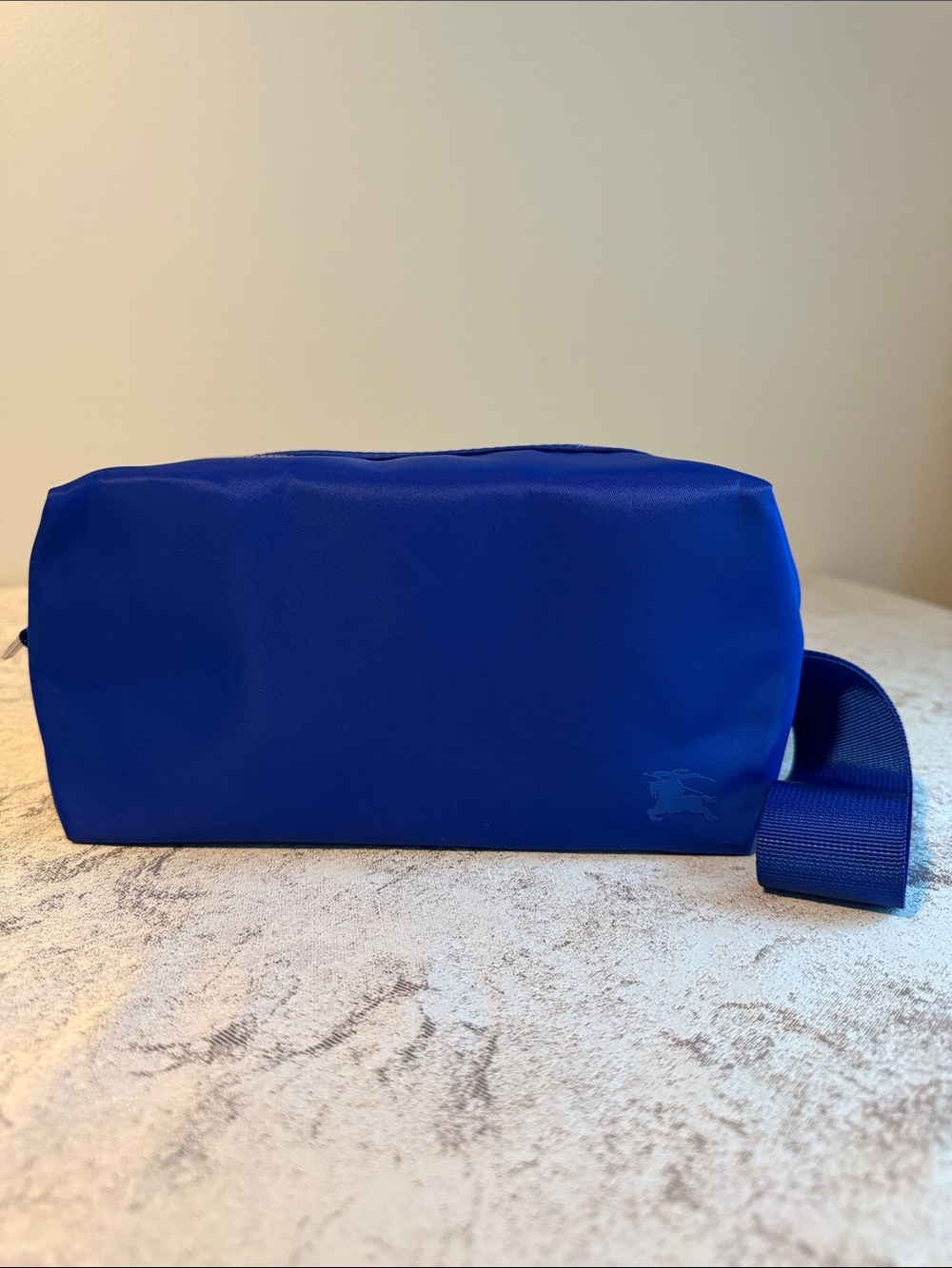 Burberry Men's Royal Blue Travel Pouch